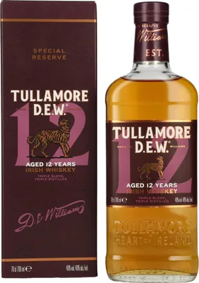 Produktbild von Tullamore D.E.W. 12 Years Old Irish Whiskey Special Reserve 40% Vol. 0,7l in Geschenkbox