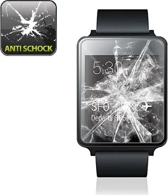Produktbild von 4x Panzerfolie für LG G Watch ANTI-SCHOCK Displayschutzfolie Displayfolie KLAR