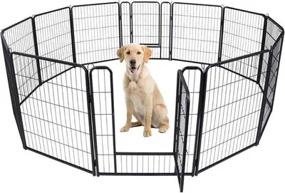 Produktbild von Famanu Modulare Hundebox mit Tür - Verstellbare Spielbox für Welpen und kleine Tiere