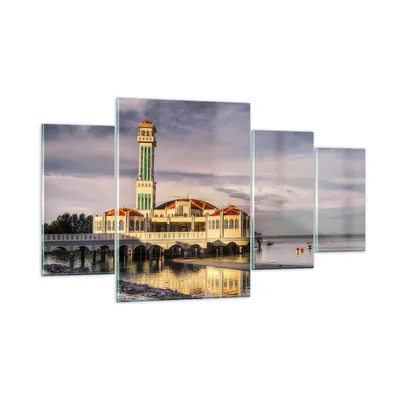 Produktbild von Bilder auf glas - Architektur asien gebäude kultur - 160x90cm - Glasbilder - Wandbilder - Kunstdruck - zum Aufhängen bereit - Wanddekoration aus Glas - Glas Bilder - Wandbild auf Glas - GDL160x90-2119