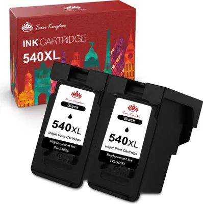 Produktbild von Toner Kingdom PG-540XL Tintenpatronen Kompatibel für Canon 540XL PIXMA MG4250 MG3650 MG3550 MG3250 MG3150 MG2250 MX535 MX475 TS5150