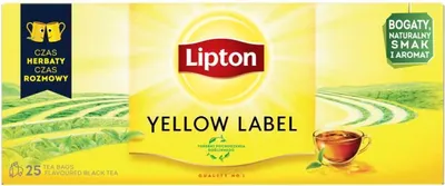 Produktbild von Lipton Yellow Label Tee 25 Beutel