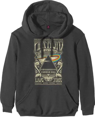 Image de Pink Floyd - Sweat à capuche homme/femme unie "Carnegie Hall" RO748 (L) (Anthracite)