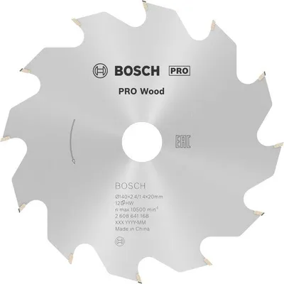 Produktbild von PRO Wood Kreissägeblatt, 140 x 2,4 x 20 mm, Z12