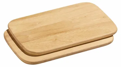 Image de Zassenhaus - Assiettes de petit-déjeuner en bois "Gummibaum", lot de 2, 26 x 17 cm