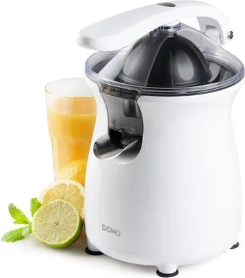 Image de Presse Agrumes Électrique DOMO DO9269J, 160 W, 460 ml, Tamis à Pulpe Réglable, Blanc