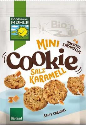 Produktbild von Bohlsener Mühle Mini Cookie Salz Karamell -- 125g