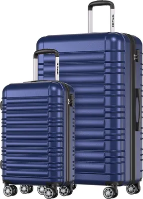 Produktbild von TRVLMORE Kofferset - 2-teilig - 38L Handgepäck + 110L Aufgabegepäck - Leichtgewicht - Trolley - Reisekoffer Set - Dunkelblau