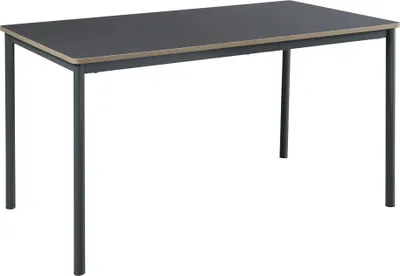 Obrázok produktu pre Jedálenský stôl "Lindesberg" pre 6 osôb 140 x 80 cm oceľové nohy sivé