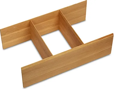 Produktbild von ORGA-BOX Auszugs- und Schubladen Einteilungssystem Eiche lackiert 473 x 273 x 145 mm