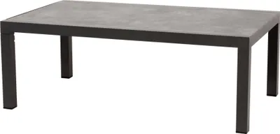 Produktbild von Tisch - 120x70x43 cm - Aluminium - Keramikplatte