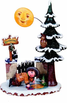 Produktbild von Winterkinder Zschorlauer Mondputzer (15cm) von Hubrig Volkskunst