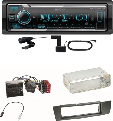 Produktbild von Kenwood KMM-BT508DAB Bluetooth Digitalradio Einbauset für BMW E90 E91 E92 E93