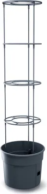 Produktbild von kvetináč na pestovanie paradajok TOMATO GROWER IPOM400-S433 39,2cm antracit plastový PROSPERPLAST