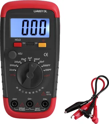 Obrázok produktu pre UYIGAO Digitálny batériový kondenzátorový merač kondenzátora Tester 6013L LCD displej