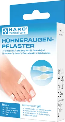 Produktbild von HARO Hühneraugen-Pflaster transparent 6er Pack