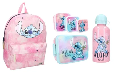 Image de Ensemble scolaire Lilo & Stitch : sac à dos et sac à lunch