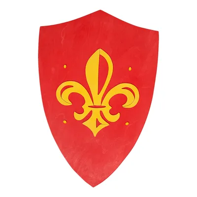 Image de Faune Bouclier en bois rouge ANJOU