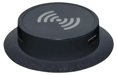 Obrázek produktu pro Vestavná bezdrátová nabíječka 15W+USB A+C výsuvná