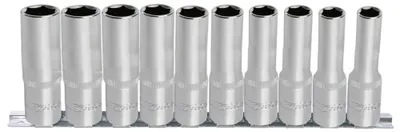 Schraubendrehersatz 10-teilig, 4-13 mm, Satinchrom