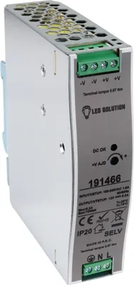 Obrázok produktu pre LED Solution LED zdroj 12V 75W na DIN lištu 191466