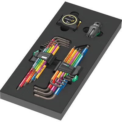 Immagine prodotto di Wera 9740 Schaumstoffeinlage Winkelschlüssel Set 1