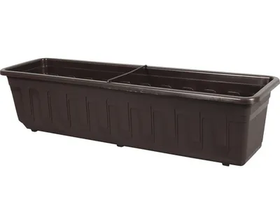 Obrázek produktu pro Plastkon Garden truhlík Barva: Hnědá, Šířka: 60 cm
