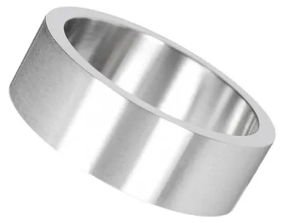 Produktbild von Fingerring: Herren Ring Edelstahl Partnerring 62 (19.7 mm Ø)