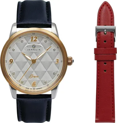 Produktbild von Zeppelin Grace 73491_nSet Damenarmbanduhr Mit Wechselband