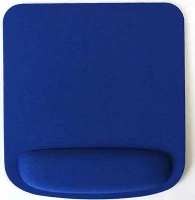 Produktbild von Rutschfestes Mauspad - Handgelenkauflage - Mousepad - Quadratisch Blau