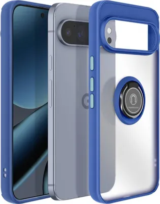 Image de Avizar, Housse pour Google Pixel 10 / 10 Pro antichoc avec anneau magnétique, Bleu