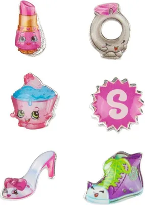 Produktbild von Shopkins - Figurky - Sada náušnic 6ks NS6362 (jedna velikost) (pestrobarevné)