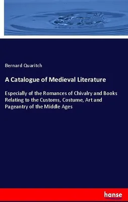 Produktbild von A Catalogue of Medieval Literature