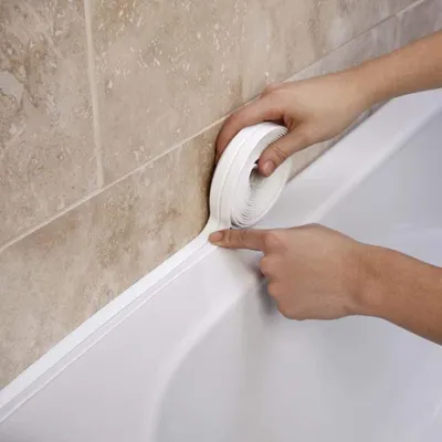 Produktbild von 1 Stück Wannendichtband Badezimmer Dusche Wanne Küche Fugenband selbstklebend Dichtband 3,2m