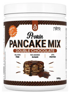 Produktbild von NanoSupps Protein Pancake Mix (500g) Double Chocolate - Funktionelle Lebensmittel - Eiweißhaltige Lebensmittel