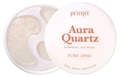 Produktbild von Petitfee Aura-Quarz-Hydrogel-Augenmaske - Reines Opal 40 Stück - Hydrogel-Augenflocken