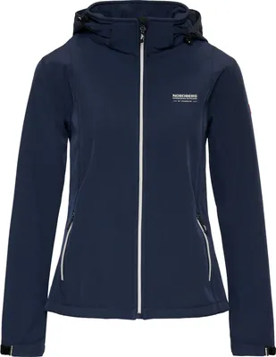 Produktbild von Nordberg Rinda - Softshell Outdoor Sommerjacke Damen - Dark Navy Melange - Größe XXL