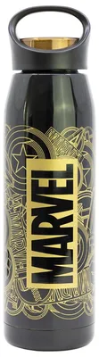 Edelstahl-Trinkflasche 665 ml – auslaufsicher, mit Henkel