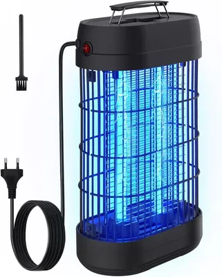 Produktbild von Insektenvernichter – Mückenlampe, Fliegenfalle – Schädlingsbekämpfung – Verbesserte Technologie – Reichweite: 80 m² – Schwarz