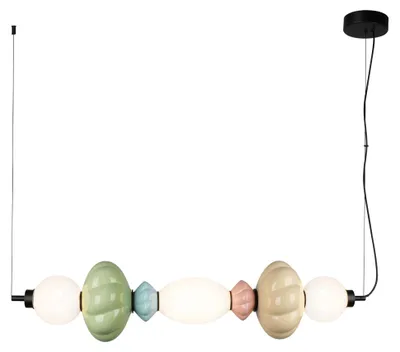 Produktbild von Italux Tordi LED Pendelleuchte Beige 3-flammig