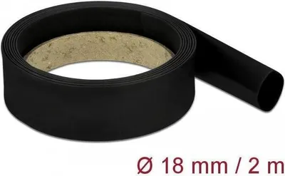 Produktbild von DELOCK Schrumpfschlauch 2 m x 18 mm schwarz