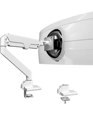 Produktbild von Monitor Tischhalterung für 17-57 Zoll Bildschirm, Gasfeder Monitorarm für Curved & Flach Monitore bis 20 kg, VESA 75/100