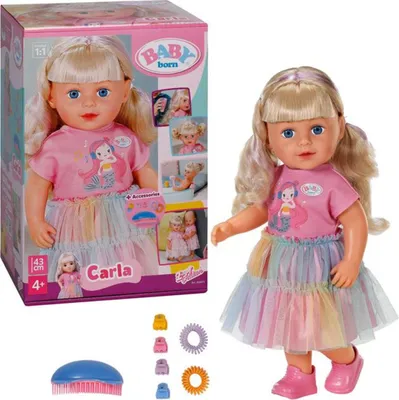 Immagine prodotto di BABY born @ Carla 43cm, Baby doll, Femmina, 4 anni, Ragazzo/ragazza, 430 mm, Multicolore