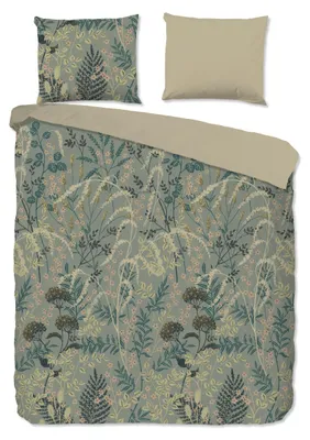 Productafbeelding van Good Morning Dekbedovertrek Katoen Renforcé Silve - green 240x200/220cm