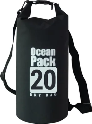 Produktbild von Outdoor-Sport wasserdichte Tasche, 20L PVC wasserdichte Tasche, Rafting-Tasche, Camping-Tasche, Fluss-Trail-Tasche, Rucksack, Schwarz