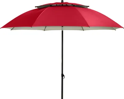 Produktbild von Doppler Windprofi 200 rund ø 200 cm Sonnenschirm Mittelmast 3 Farben Windfang 411607 809 Rot