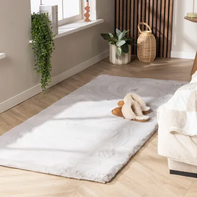 Produktbild von Volero - Hochflor Läufer - Comfy Supreme Grau - 80x250 cm - Schlafzimmer, Flur - Ländlich, Modern, Skandinavisch