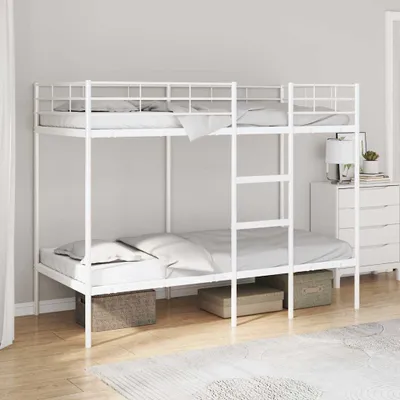 Produktbild von Möbel Etagenbett ohne Matratze Weiß 90x200 cm Stahl - Klassische Betten 42000329