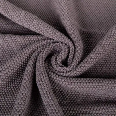 Produktbild von Unyqoos® Wohndecke 100 x 150 cm – 100% Baumwolle, gestricktes Waffel-Plaid für Sofa & Bett, Periscope
