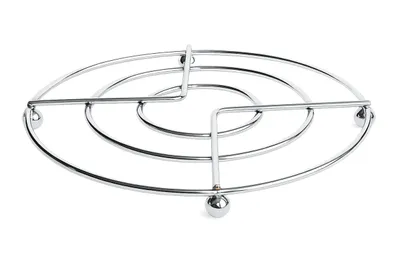 Produktbild von TOPFUNTERSETZER Chrom Ø17cm rund aus Metall Pfannenuntersetzer Tischuntersetzer Pfannengitter Topfgitter Topf Untersetzer Unterlage 99